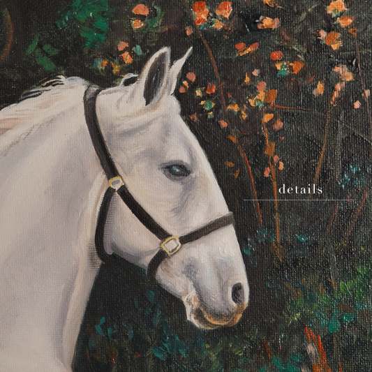 Custom Horse Oil Portrait