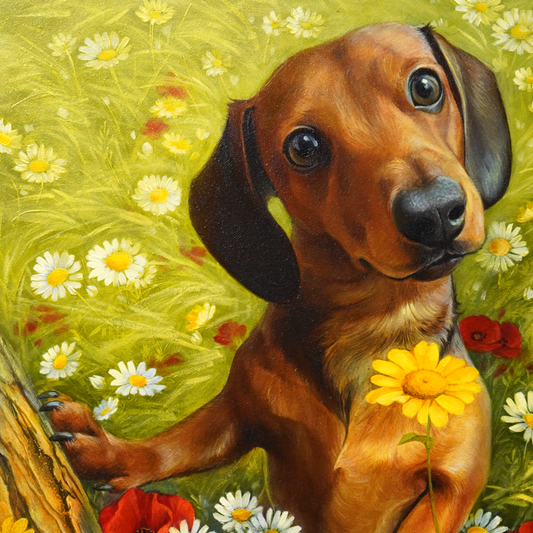 Custom Pet Oil Portrait