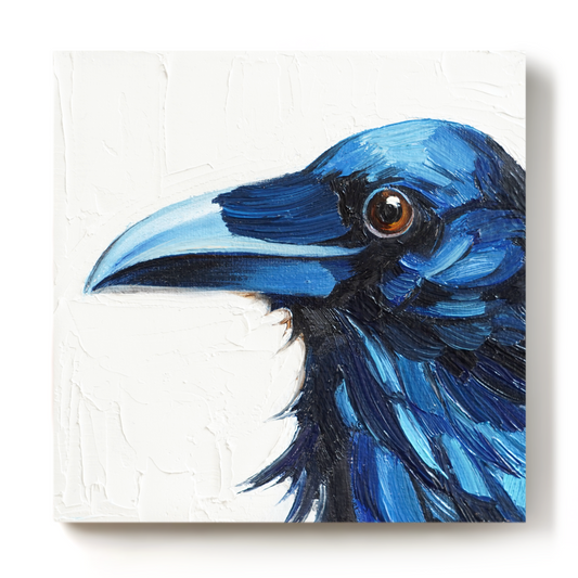Original Raven Oil Painting