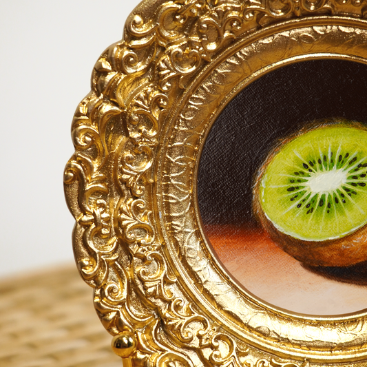 Original Kiwi Miniature Oil Painting