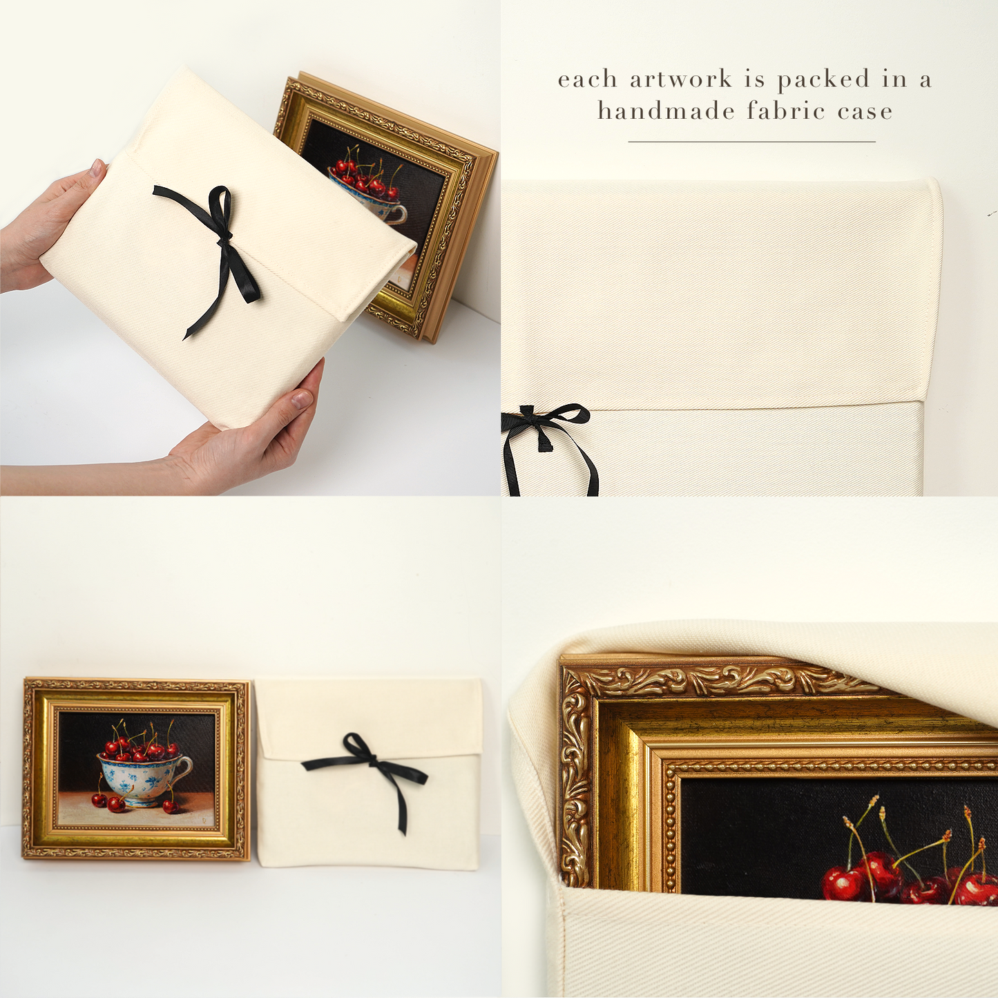 Original Cherries Oil Painting