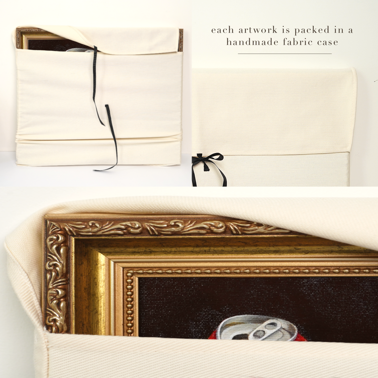 Original Crushed Coca-Cola Can Miniature Oil Painting