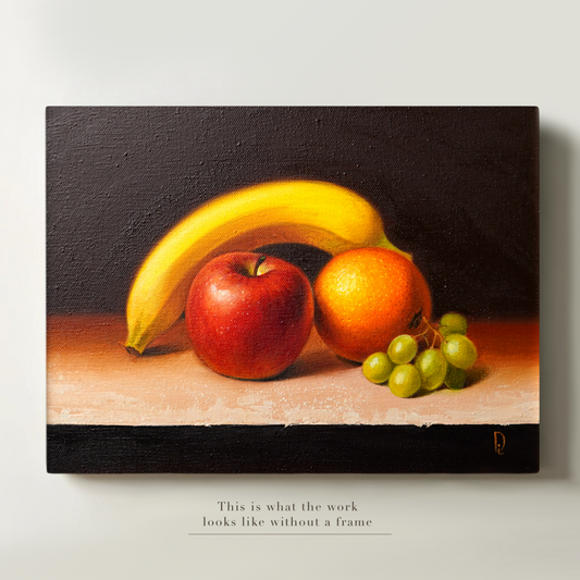 Original Fruit Still Life Oil Painting