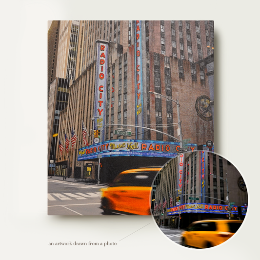 Original NYC Street Oil Painting