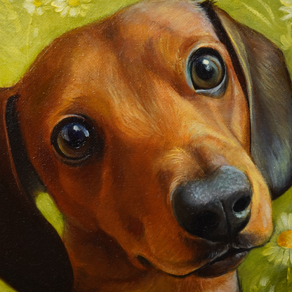 Custom Pet Oil Portrait