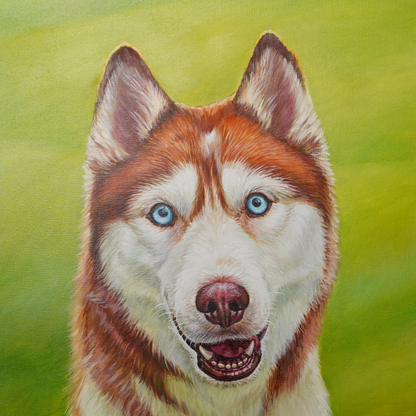 Custom Pet Oil Portrait
