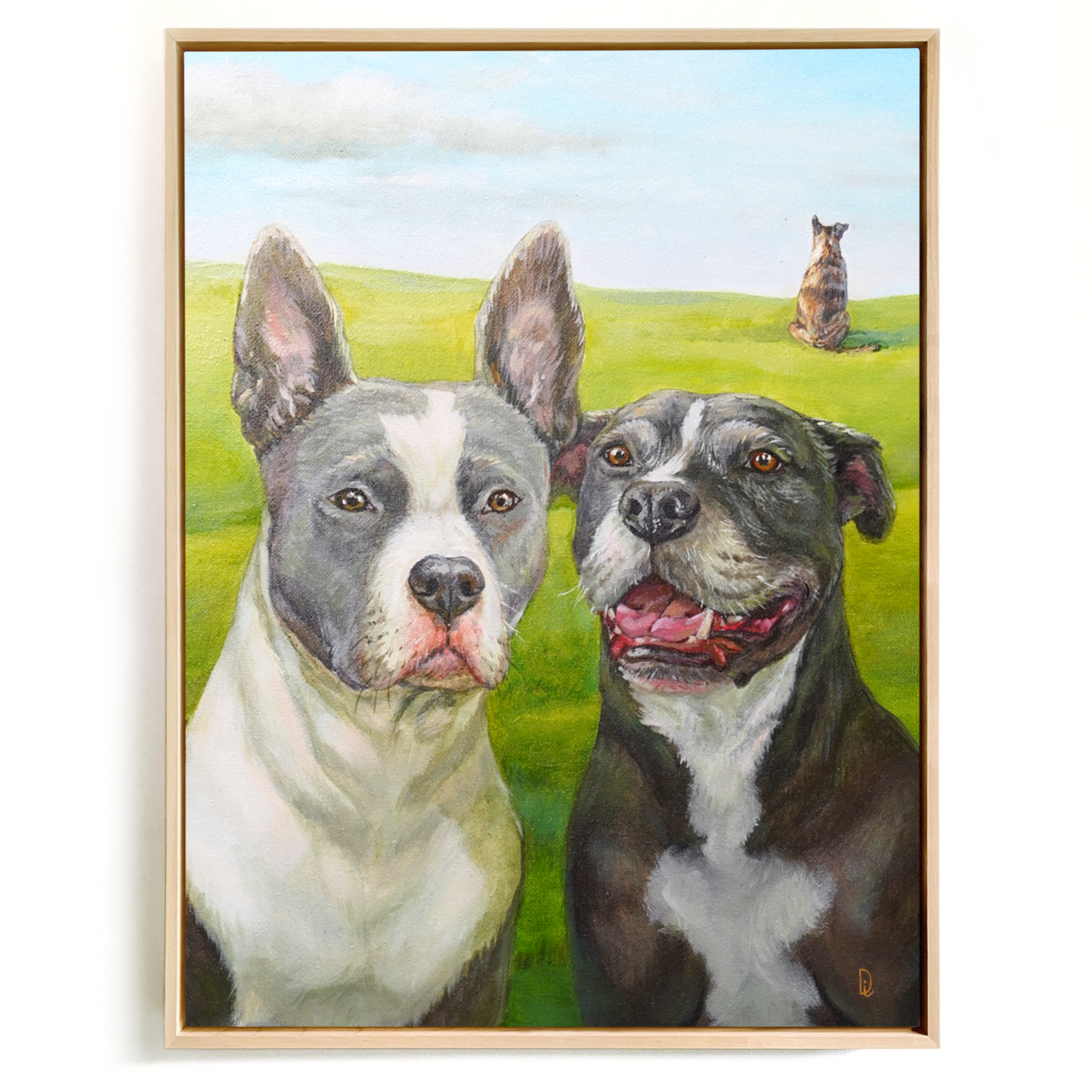 Custom Pet Oil Portrait