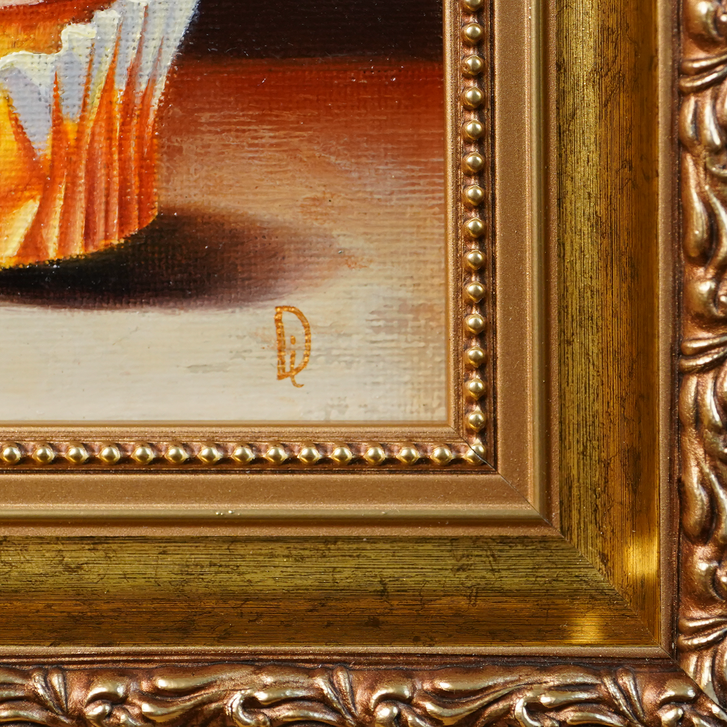 Original Cupcake Miniature Oil Painting