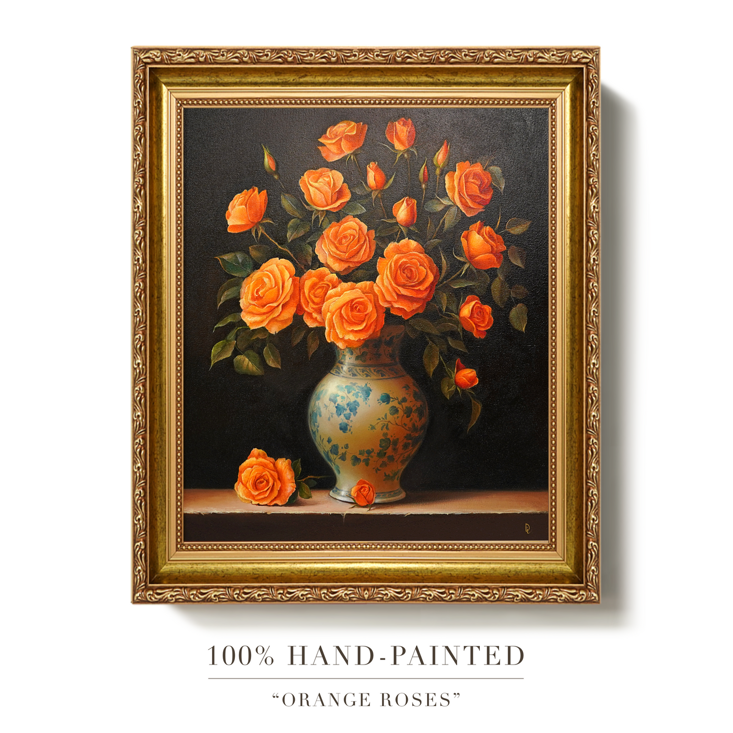 Original Roses Oil Painting