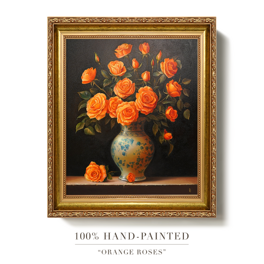 Original Roses Oil Painting