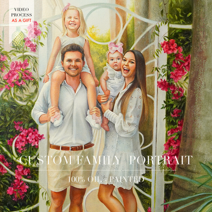 Custom Family Oil Portrait