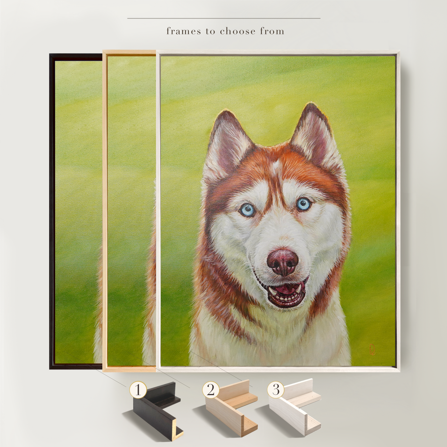 Custom Pet Oil Portrait