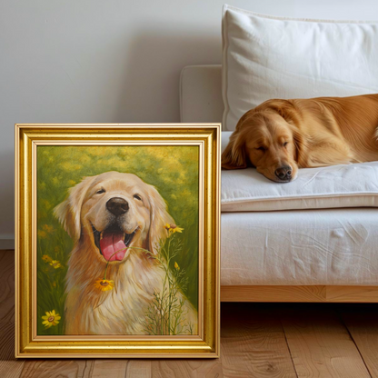 Custom Pet Oil Portrait