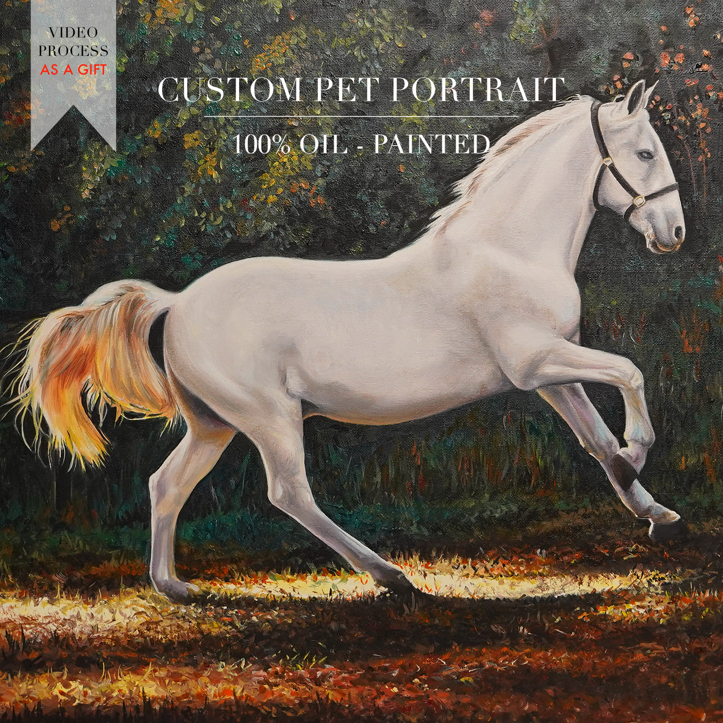 Custom Horse Oil Portrait