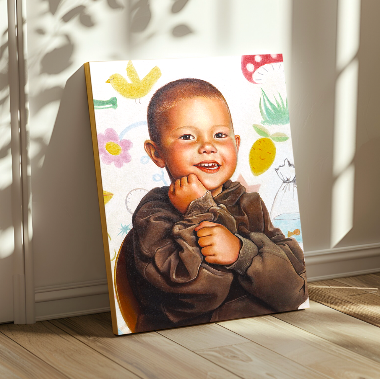 Custom Child Oil Portrait
