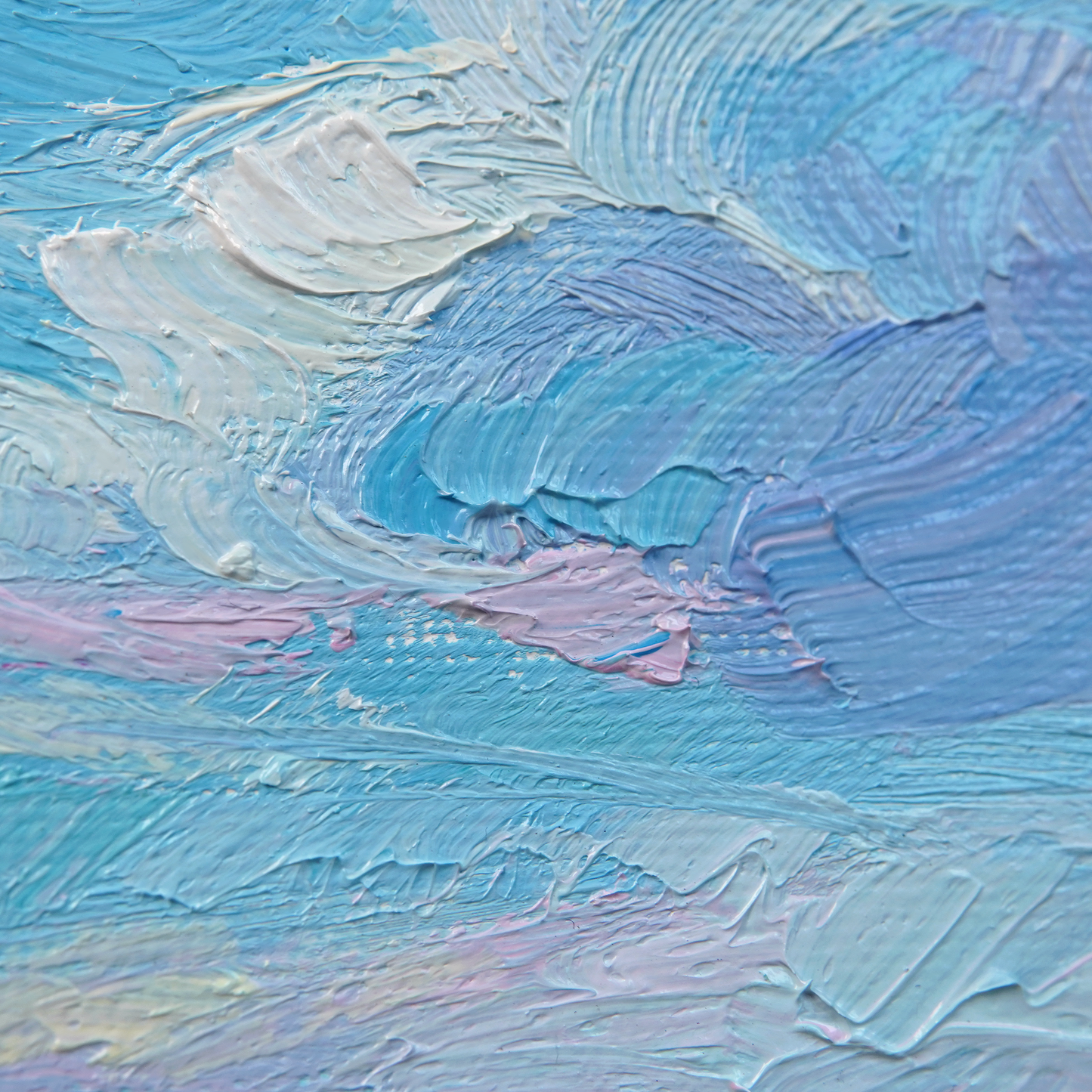 Original Cloudy Sky Oil Painting