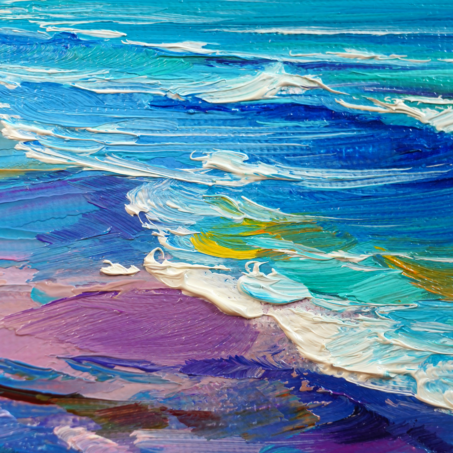 Original Coastline Oil Painting