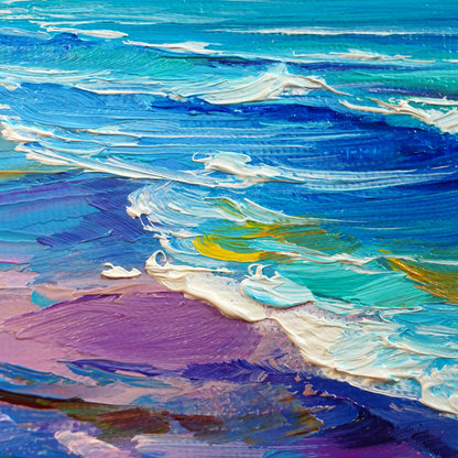 Original Coastline Oil Painting