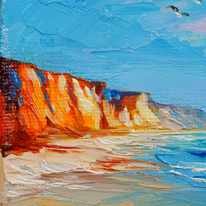 Original Coastline Oil Painting