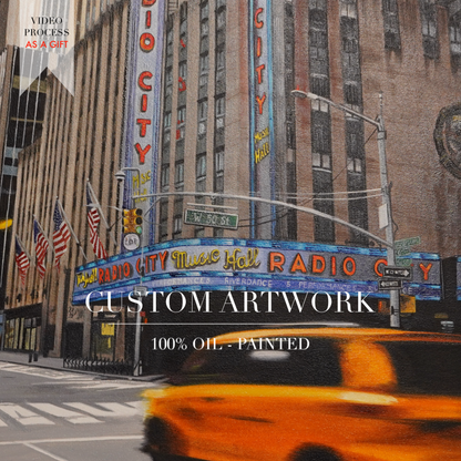 Custom Place Oil Portrait