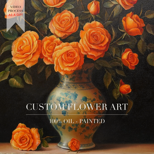 Custom Flower & Still Life Oil Painting