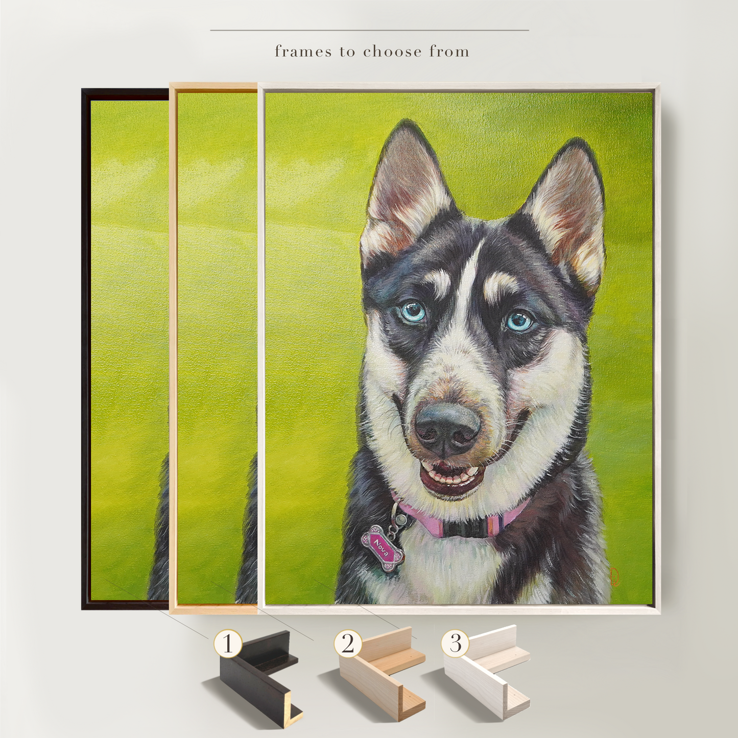 Custom Pet Oil Portrait