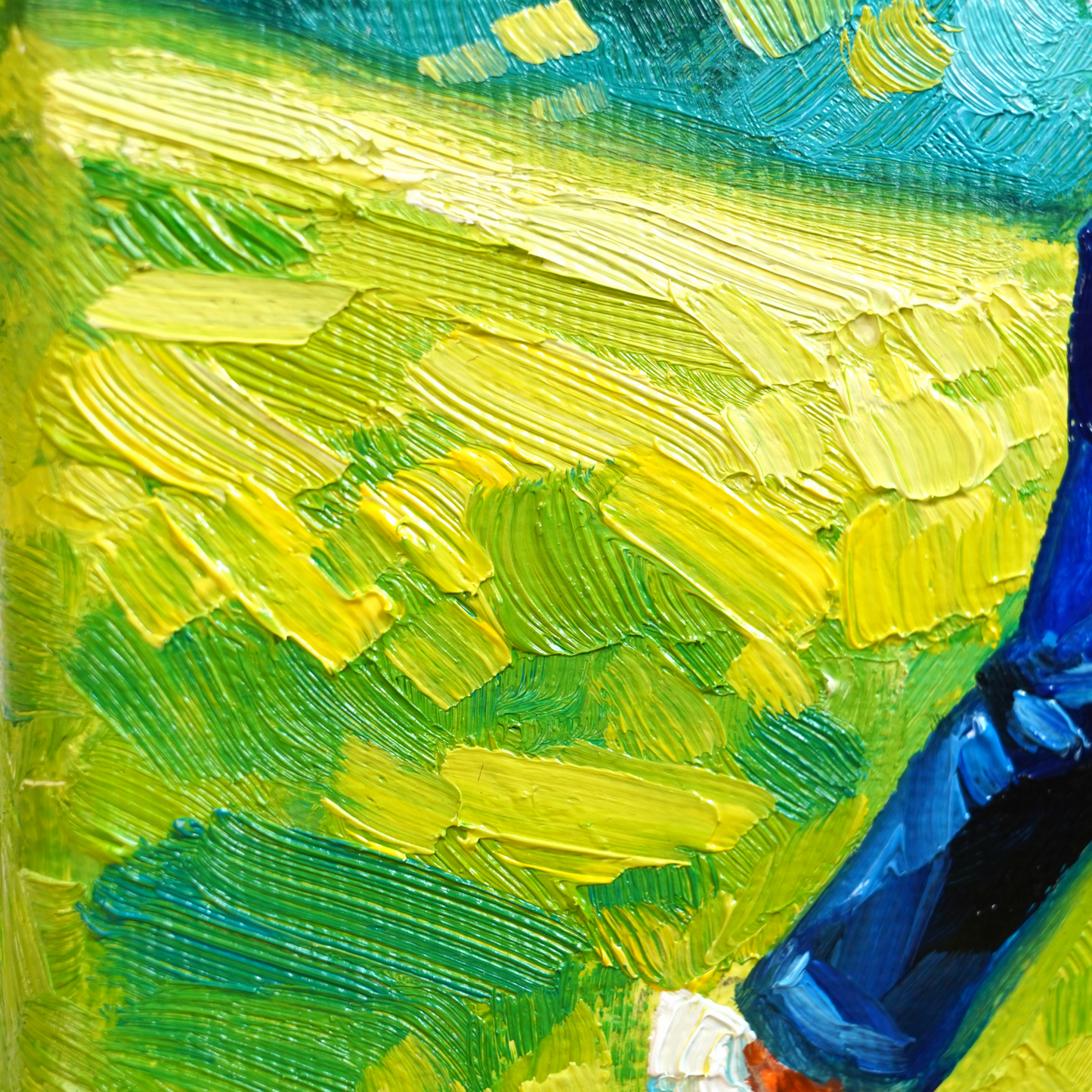 Original Female Golfer Oil Painting