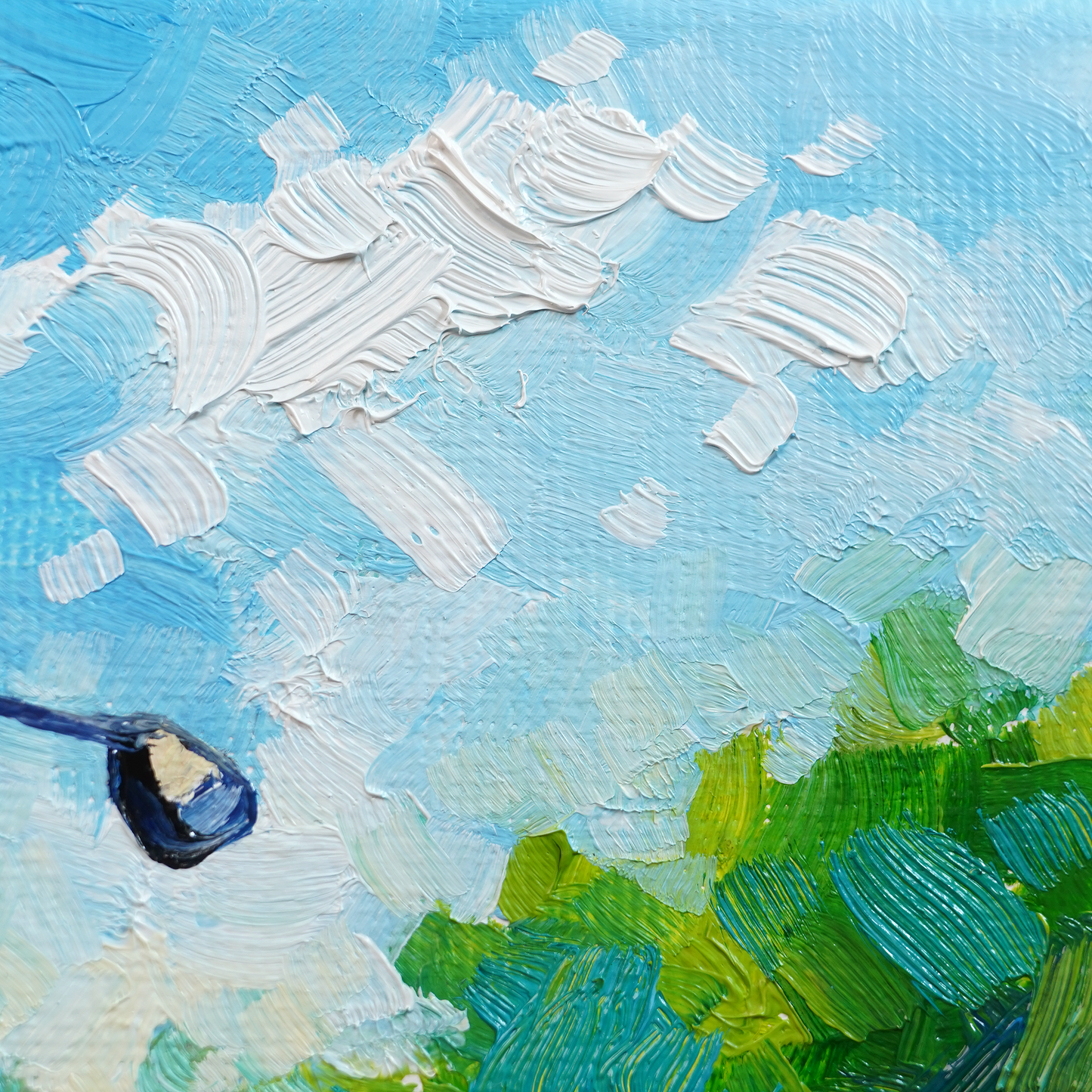 Original Female Golfer Oil Painting