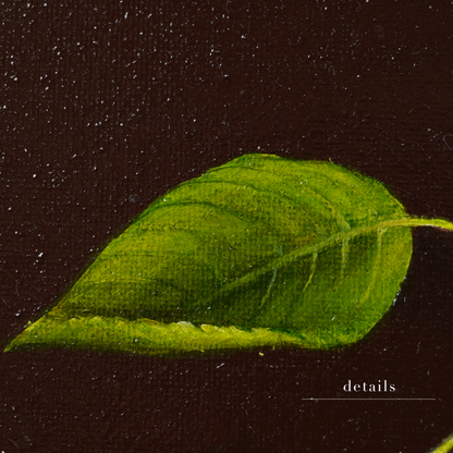 Original Cherry Miniature Oil Painting