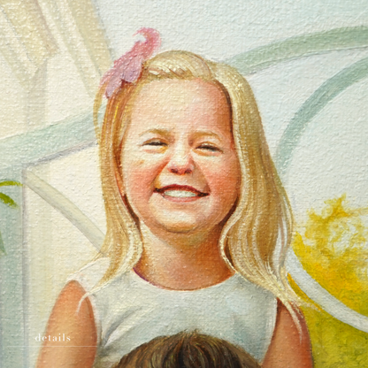 Custom Family Oil Portrait