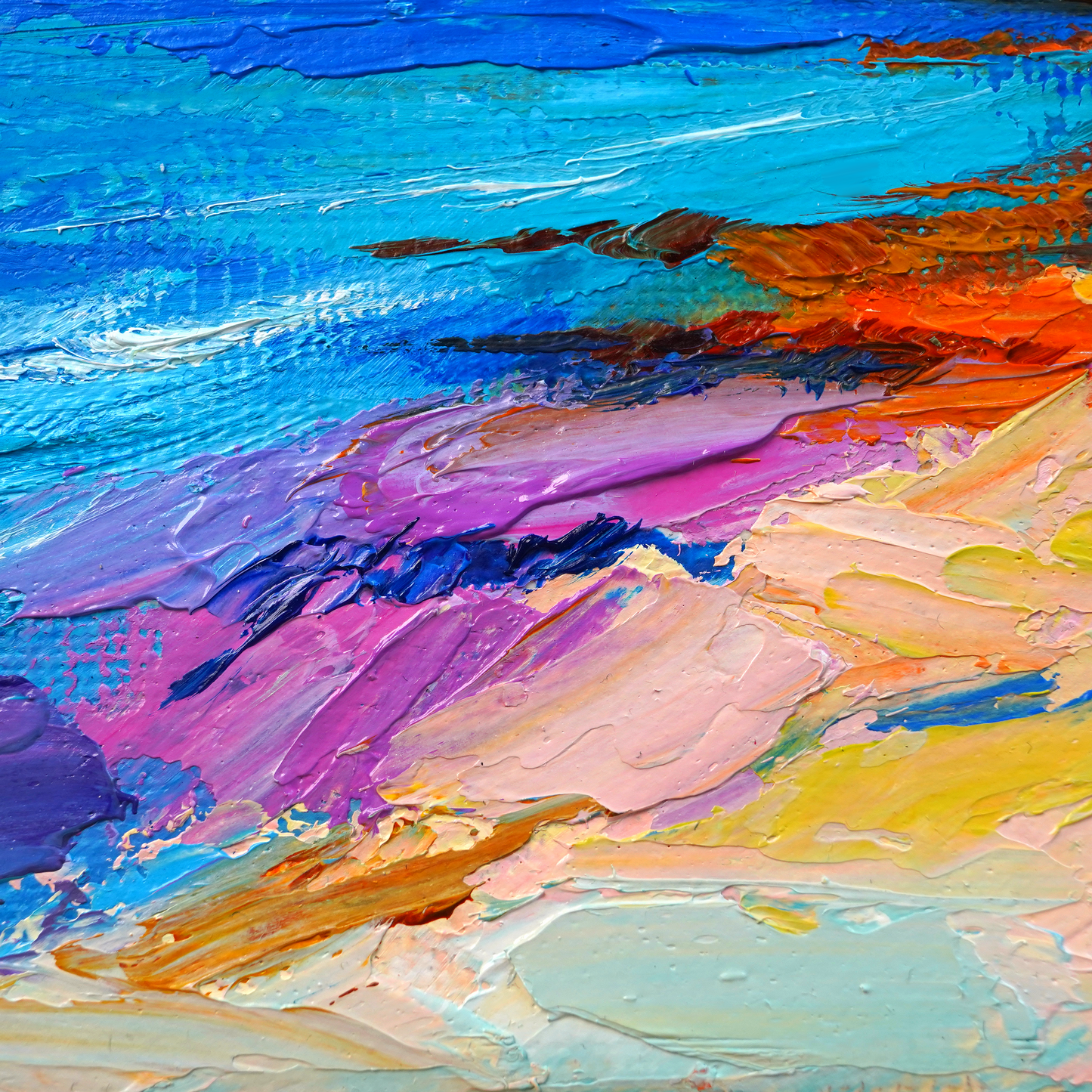 Original Coastal Landscape Oil Painting