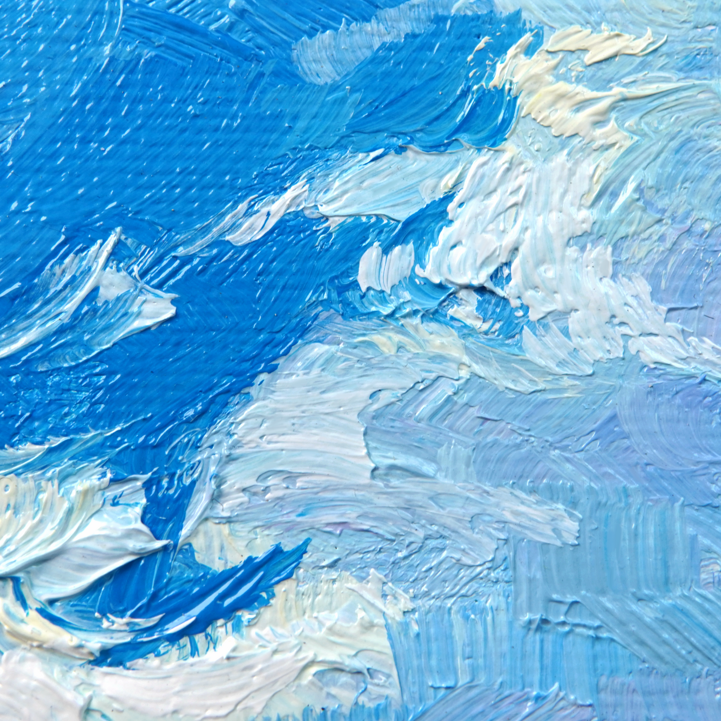 Original Cloudy Sky Oil Painting
