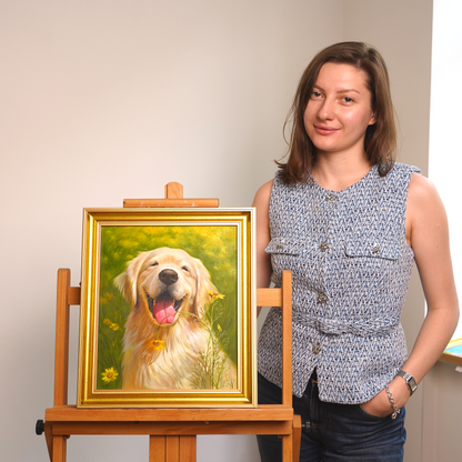 Custom Pet Oil Portrait