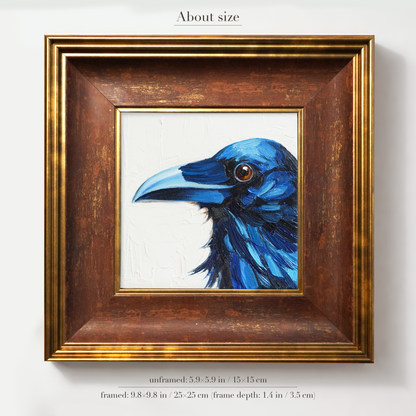 Original Raven Oil Painting