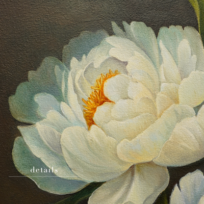 Original Peonies Oil Painting