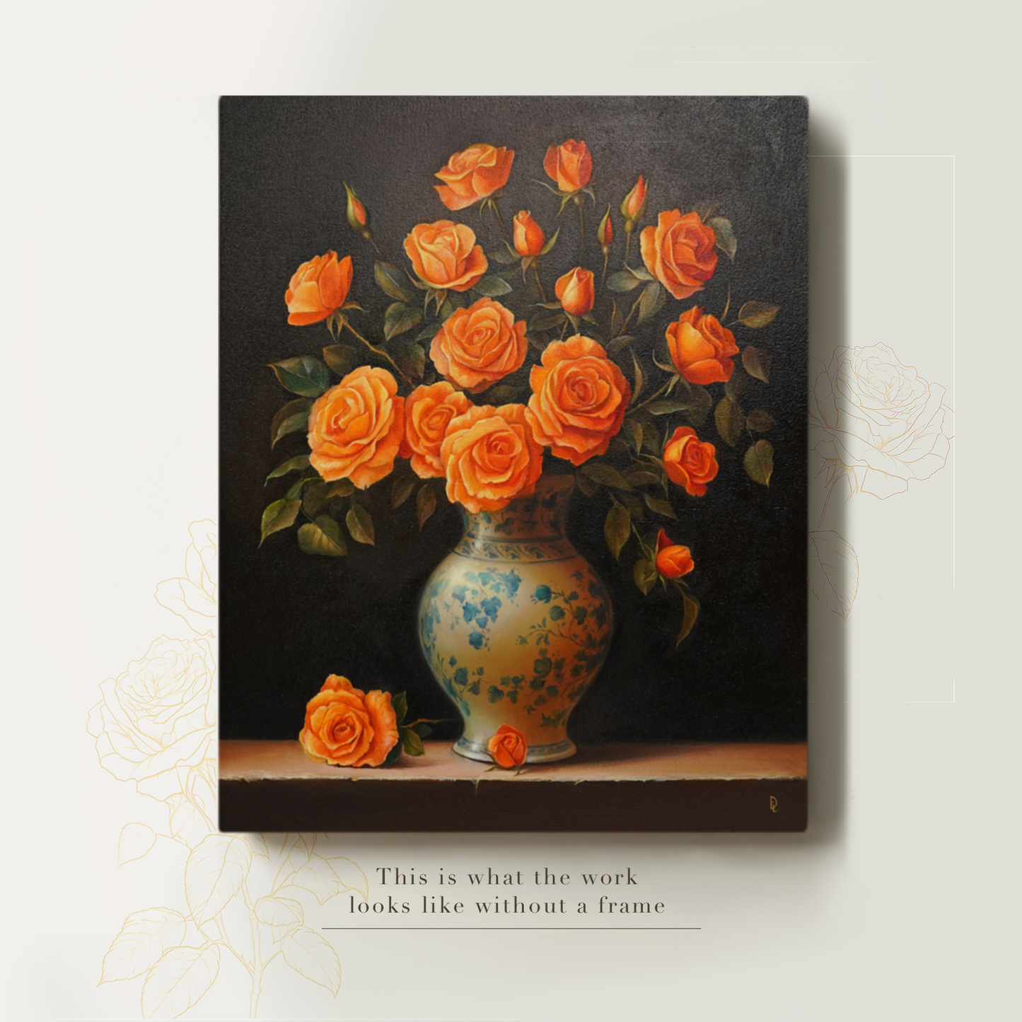 Custom Flower & Still Life Oil Painting