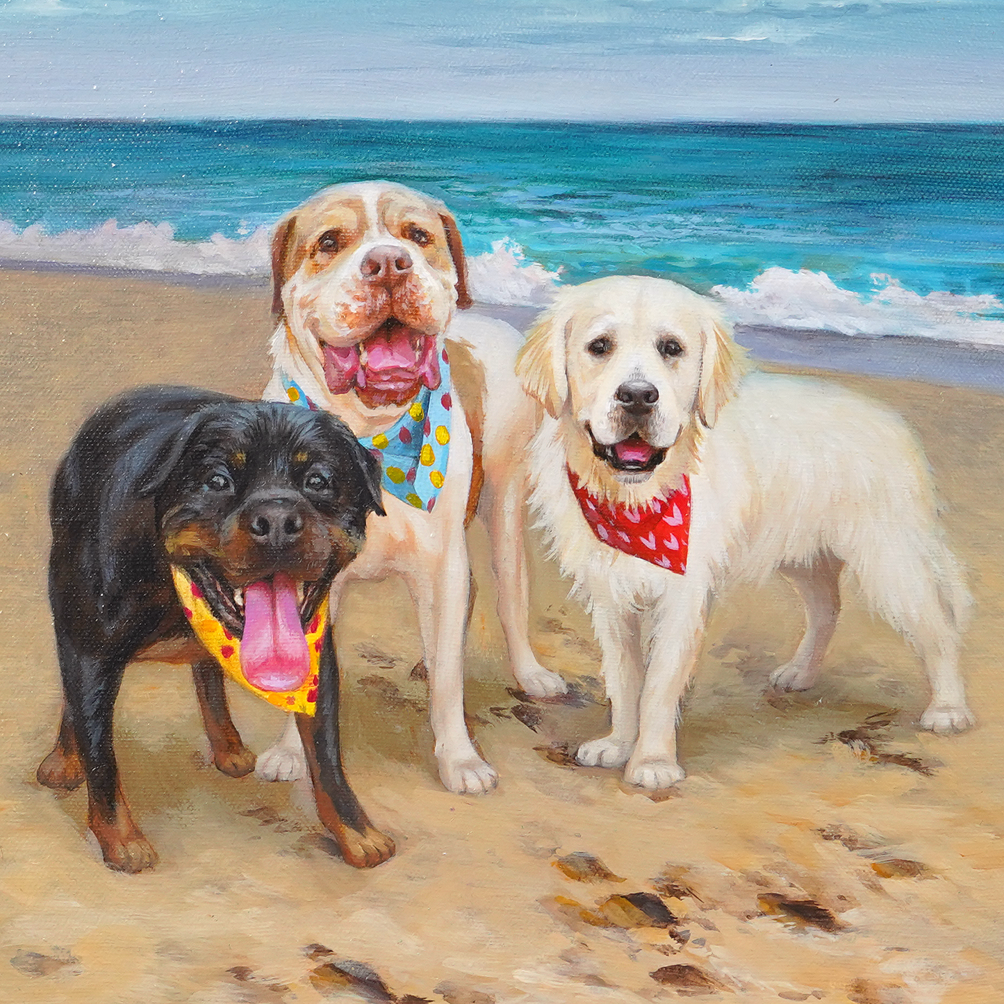 Custom Pet Oil Portrait