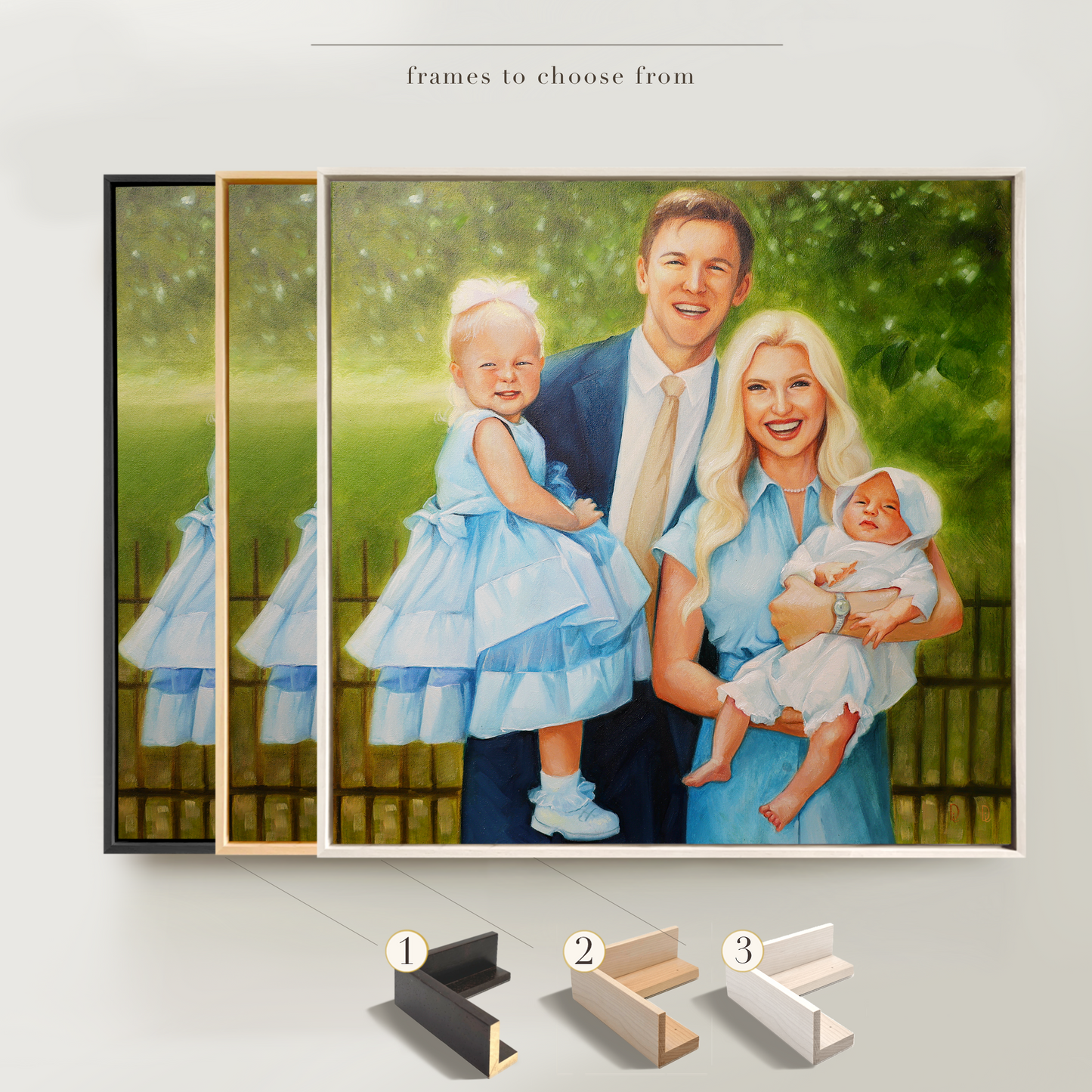 Custom Family Oil Portrait