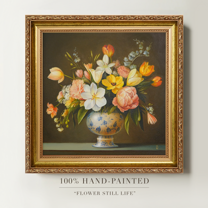 Original Flower Oil Painting