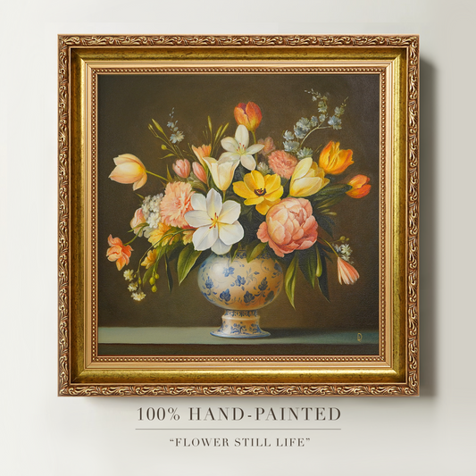 Original Flower Oil Painting