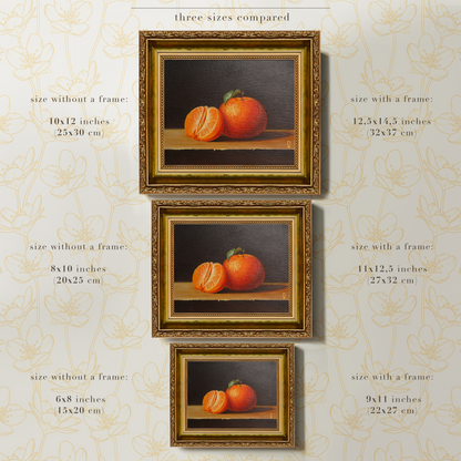 Original Tangerines Oil Painting