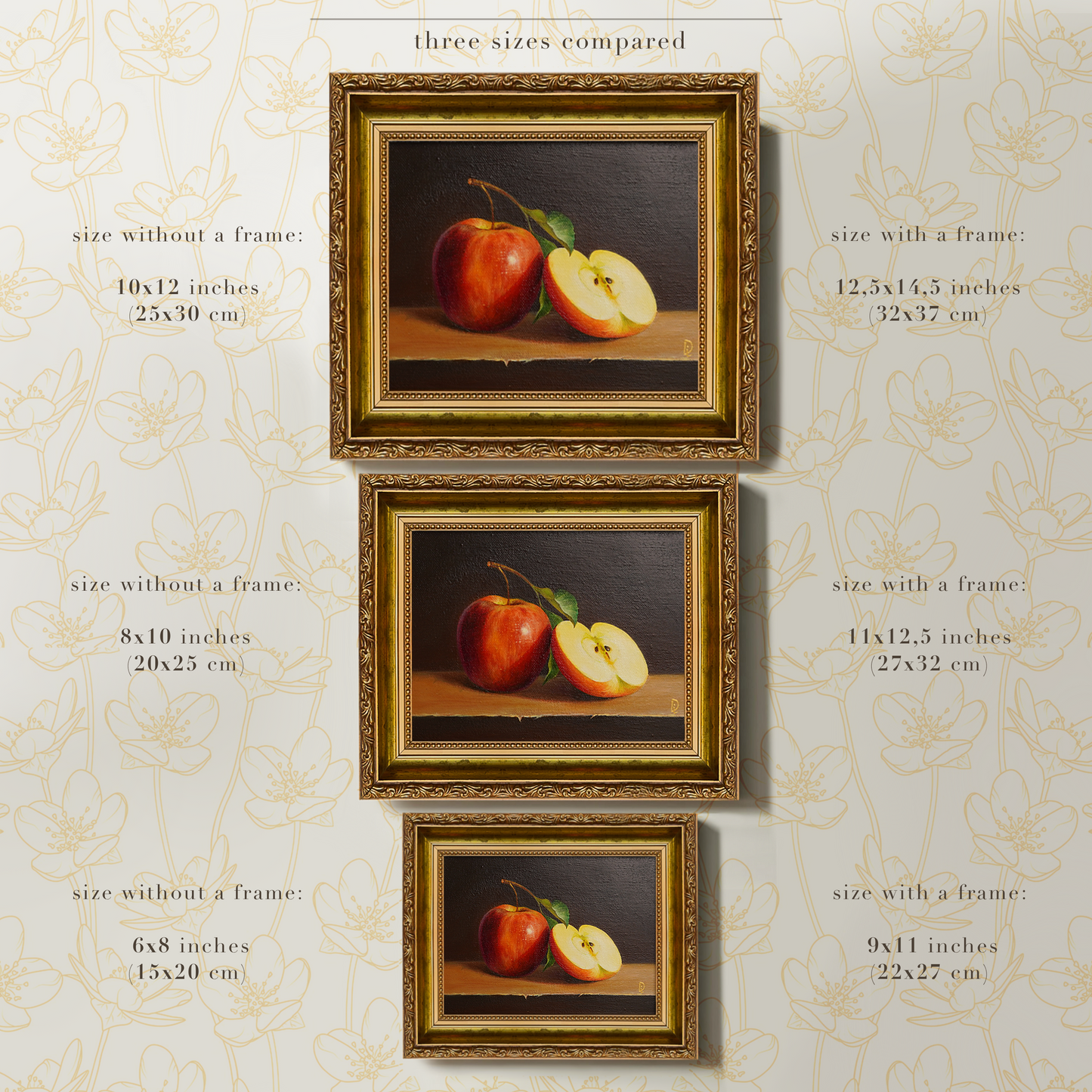 Original Apples Oil Painting