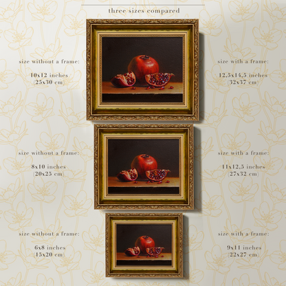 Original Pomegranate Oil Painting