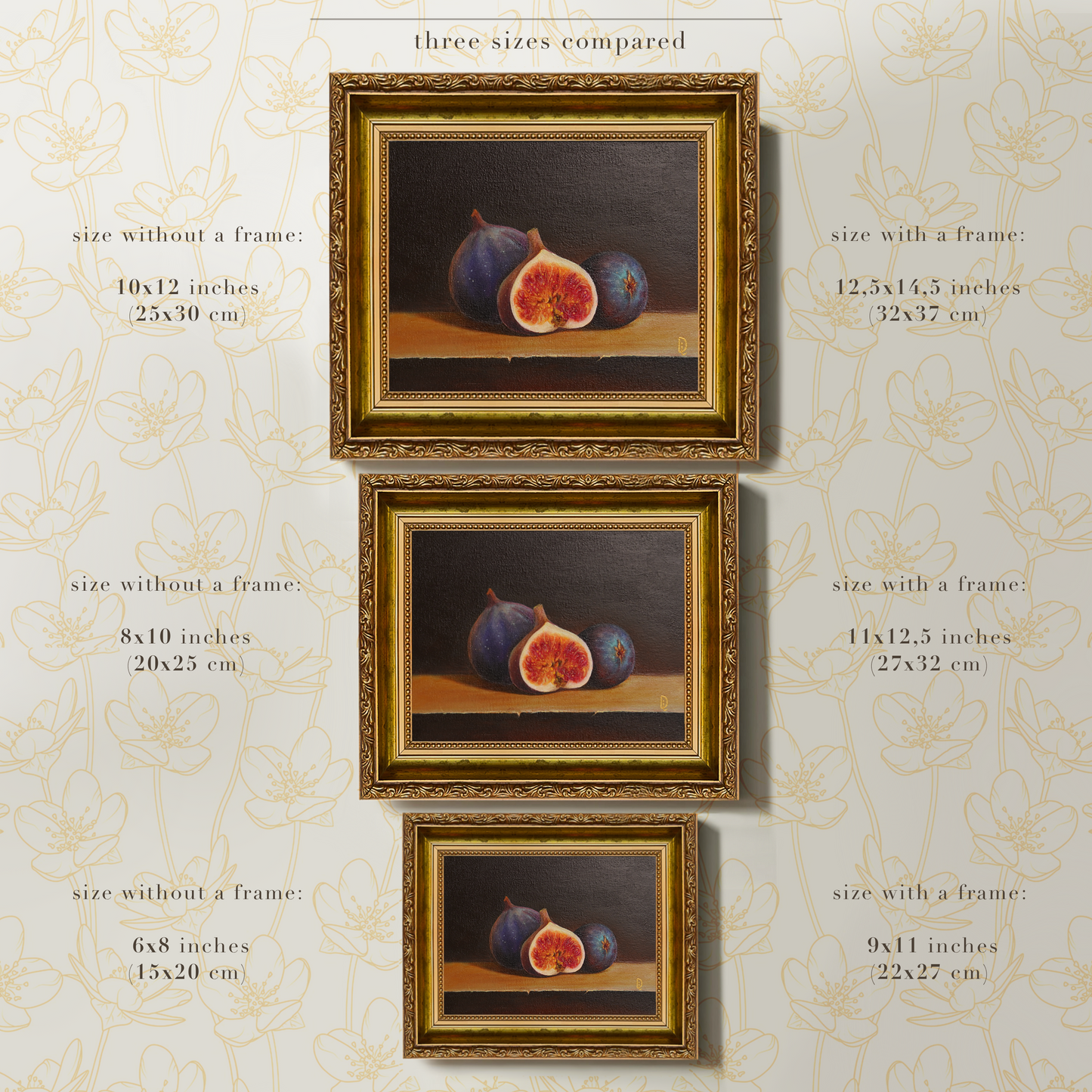 Original Figs Oil Painting