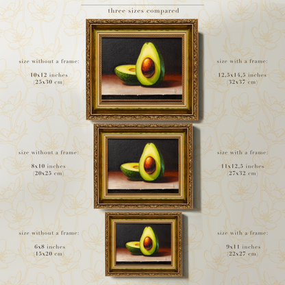Original Avocado Oil Painting