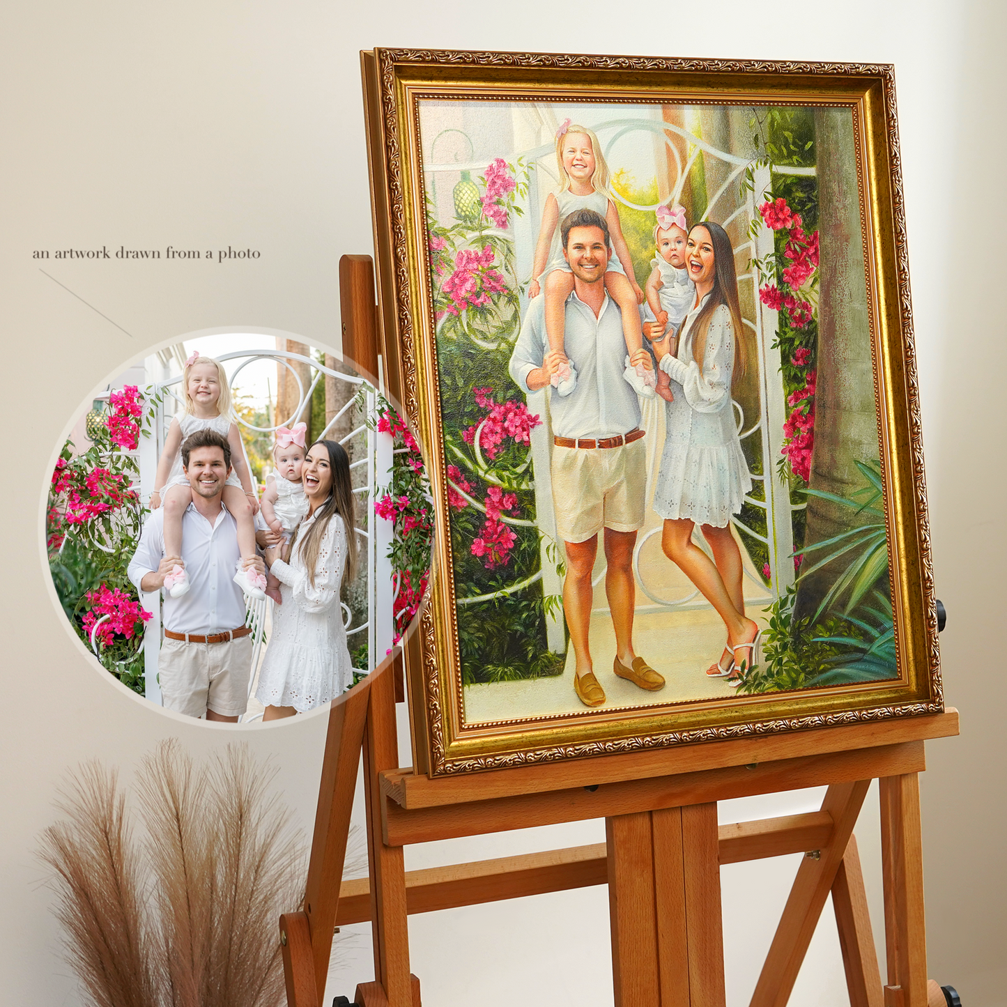 Custom Family Oil Portrait