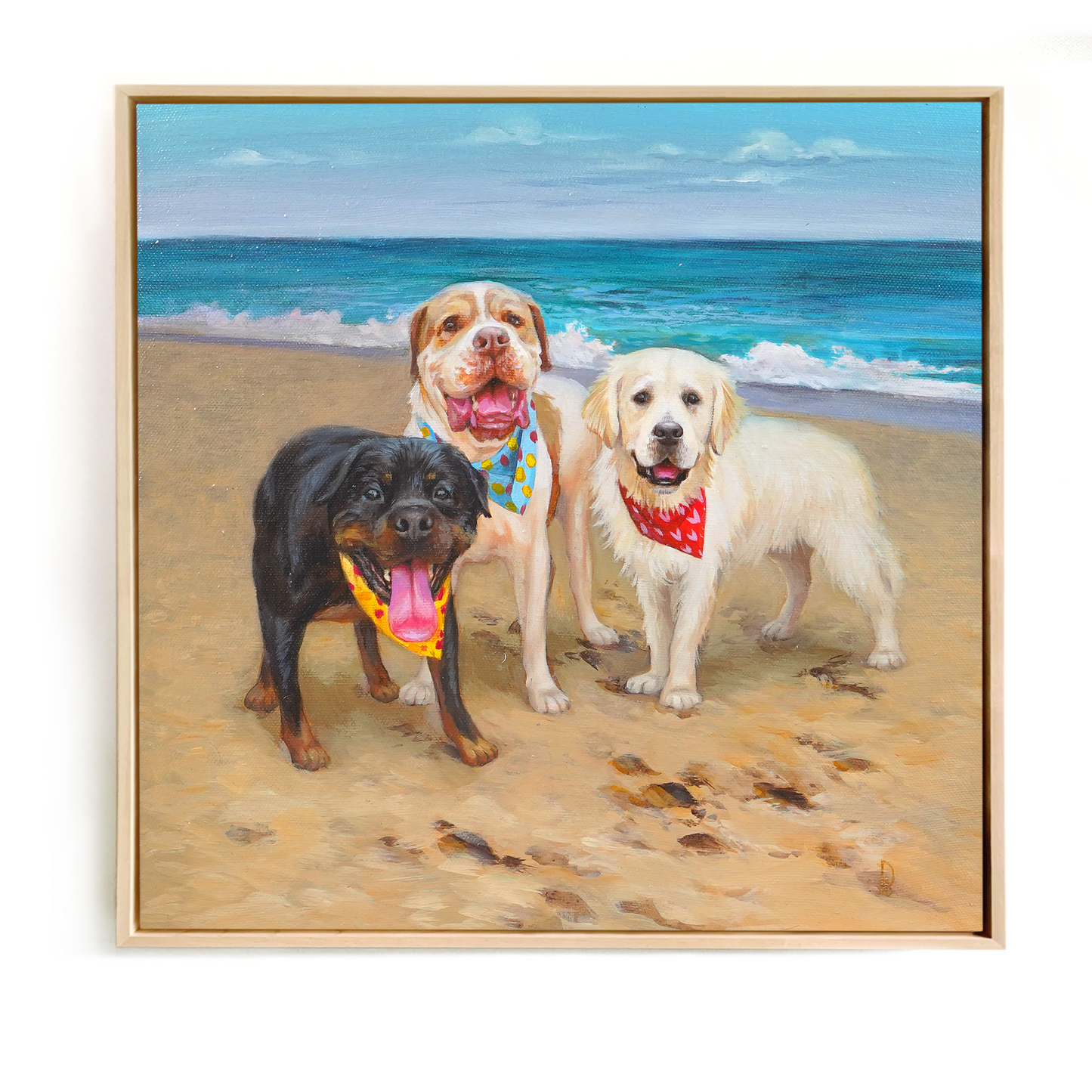 Custom Pet Oil Portrait