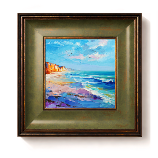 Original Coastline Oil Painting
