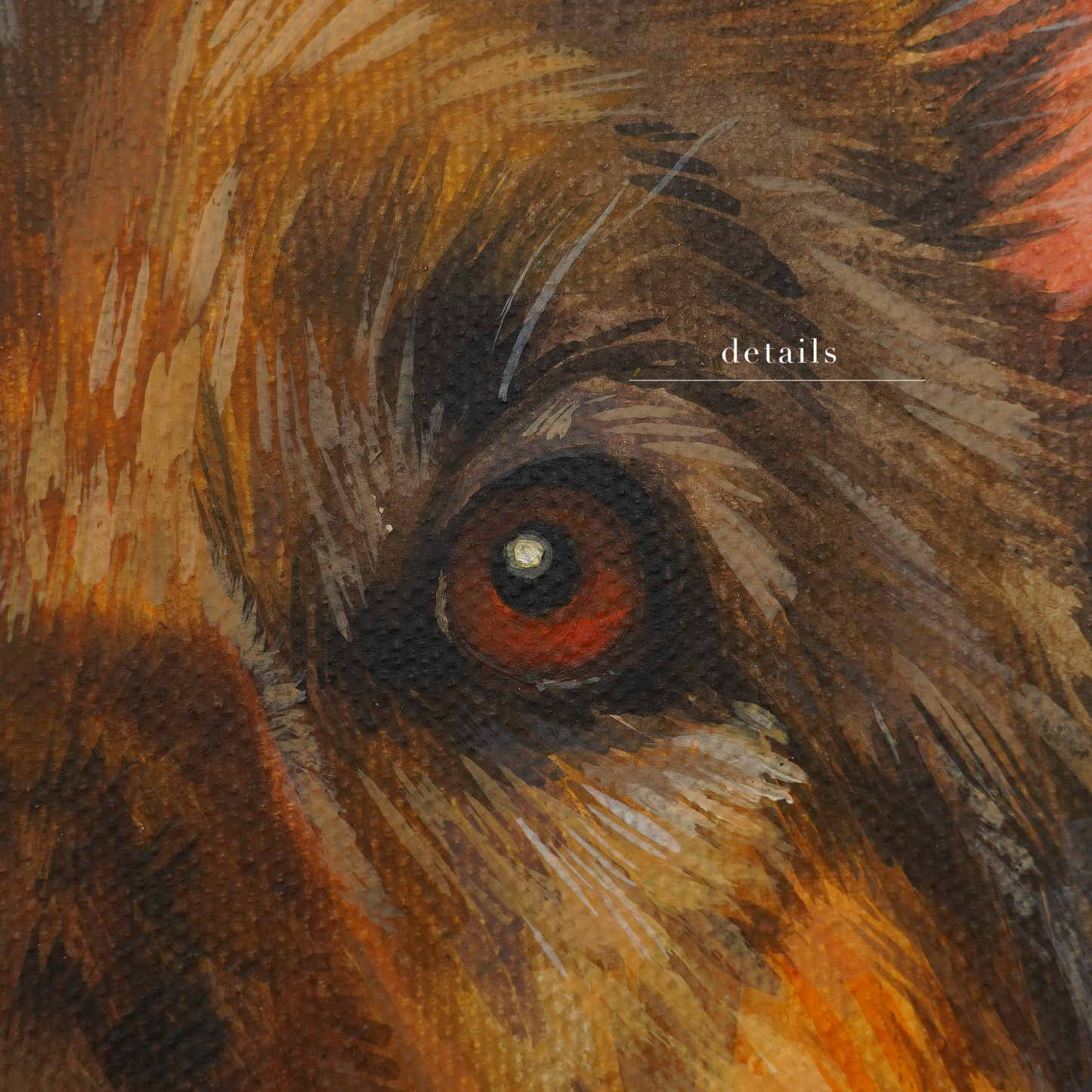 Custom Pet Oil Portrait