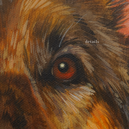 Custom Pet Oil Portrait